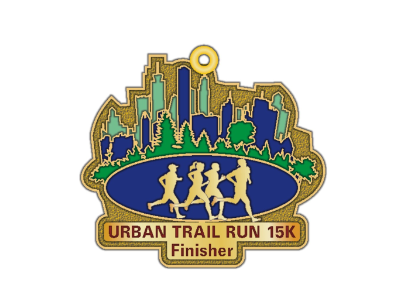Urban-Trail-15K-Run-Medal
