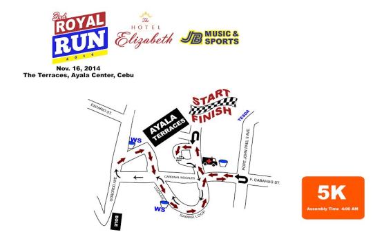 Hotel-Elizabeth-Cebu's-3rd-Royal-Run-5K-Map