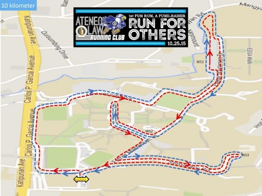 Ateneo-law-running-club-fun-run-route-map-10k