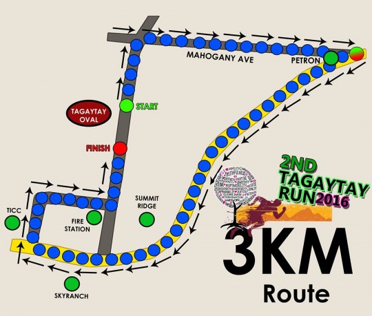2nd-Tagaytay-RUn-3k-route