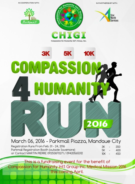 Compassion 4 Humanity Run Poster