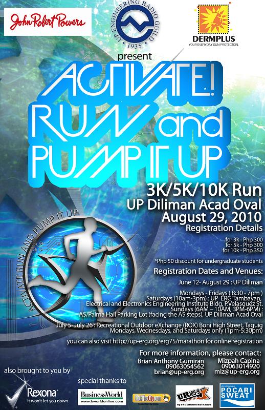 ACTIVATE! RUN and PUMP it UP 2010
