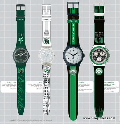 De La Salle Centennial Collection by Swatch | Pinoy Fitness