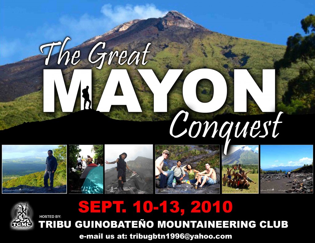 THE GREAT MAYON CONQUEST 2010 THE GREAT MAYON CONQUEST 2010