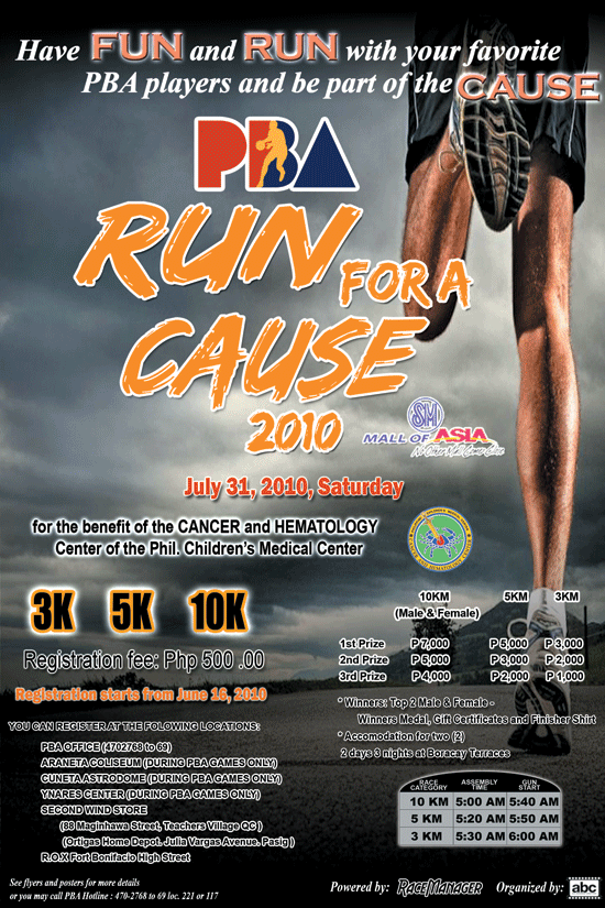 pba run for a cause 2010