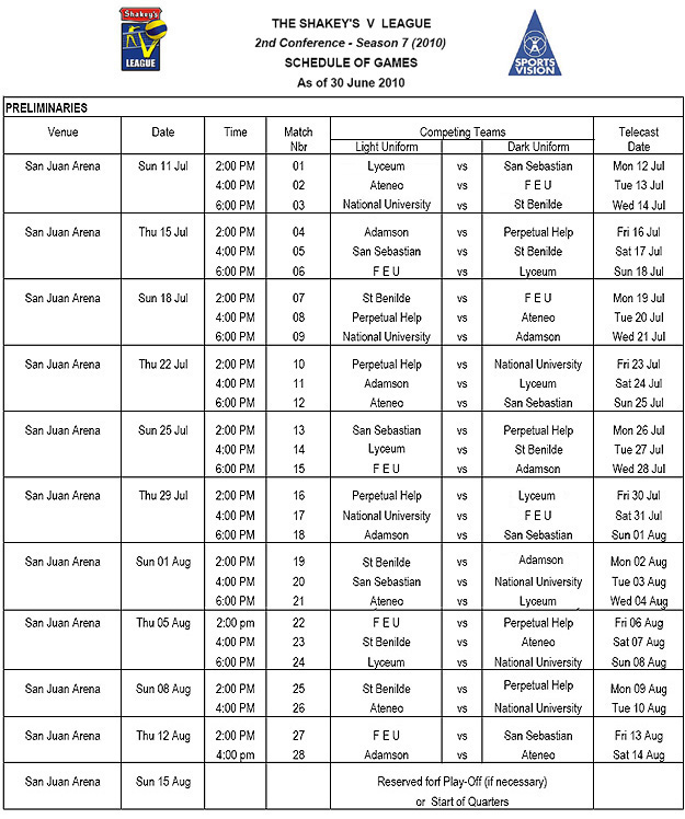 shakeys-v-league-season-7-schedule