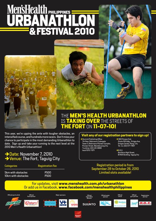 Men's Health Urbanathlon 2010 Race Maps