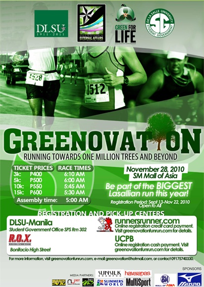 Greenovation Run 2010 - Race Results