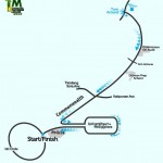 QCIM2 21K Turnaround Race Map
