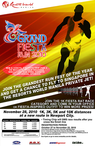 grand fiesta run manila race results and photos 2010