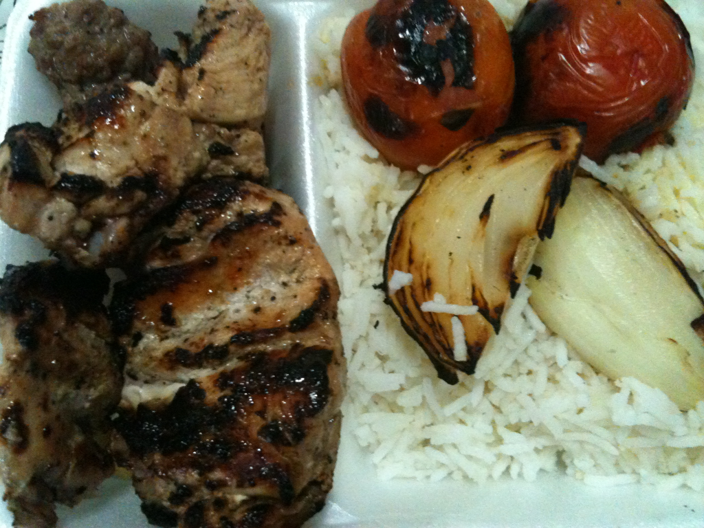 Chelo Kebab Chicken and Beef combo