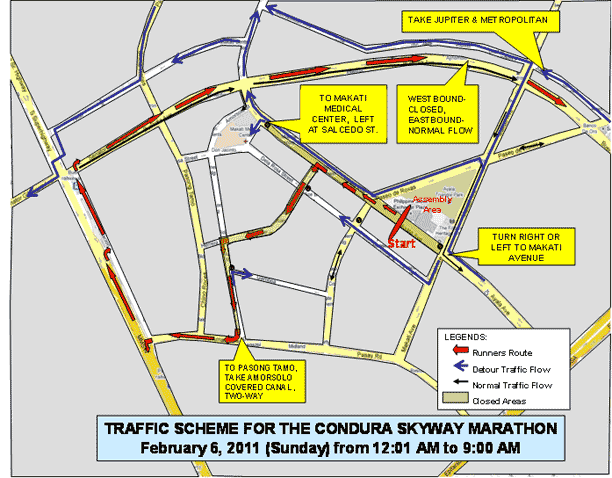 traffic-scheme-condura-marathon-2011 traffic-scheme-condura-marathon-2011