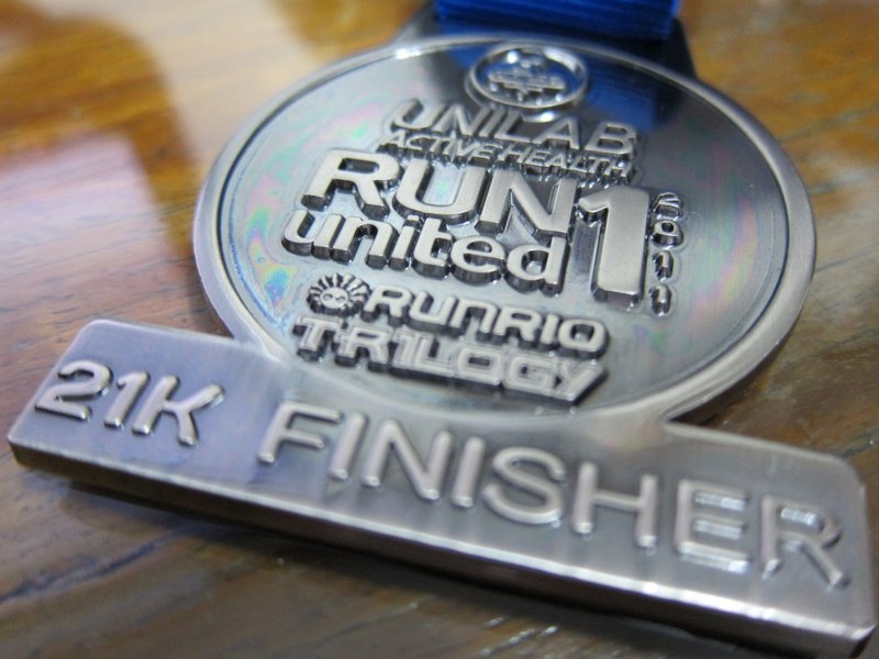 Unilab Run United 1 - Finishers Medal 2011 Unilab Run United 1 - Finishers Medal 2011