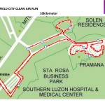 GREENFIELD CITY CLEAN AIR RUN 10K Map