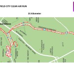 GREENFIELD CITY CLEAN AIR RUN 21K Map