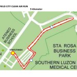 GREENFIELD CITY CLEAN AIR RUN 5K Map