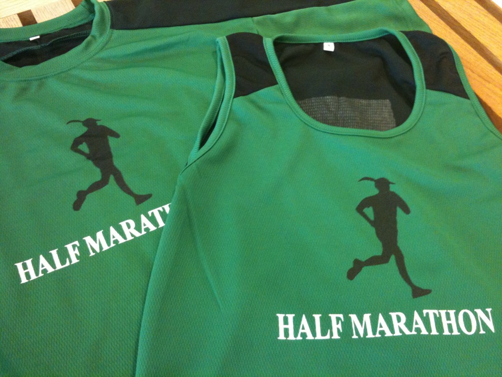 Greentennial Half MArathon Singlet Design