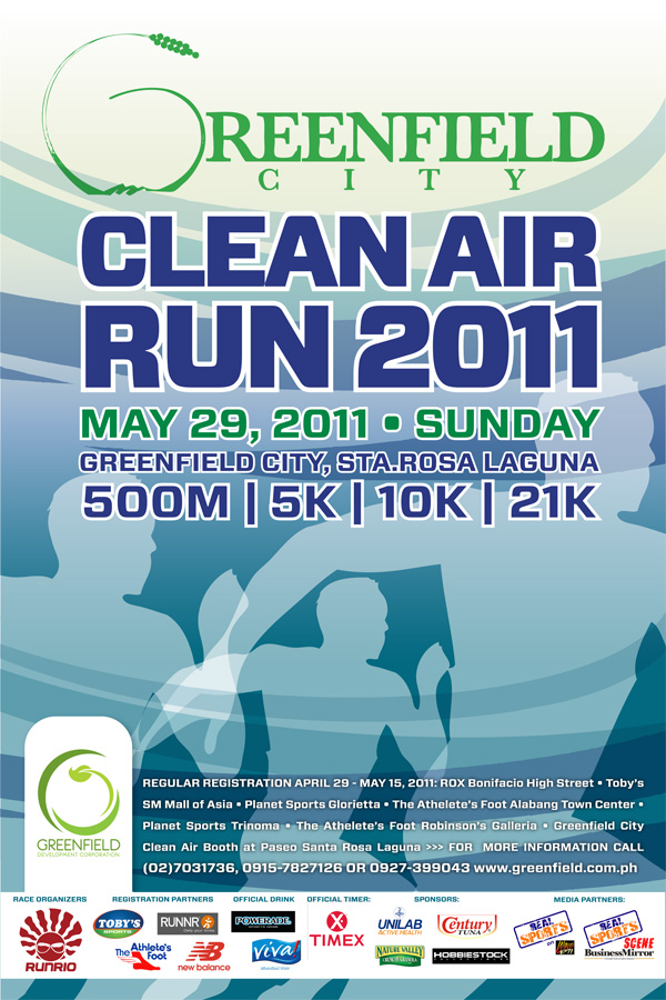 Greenfield City Run 2011 poster