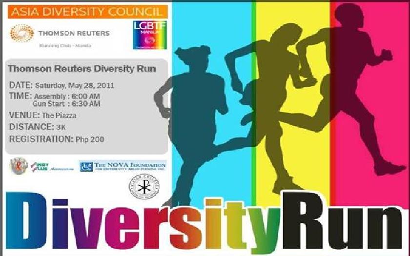 Diversity Run  2011 poster