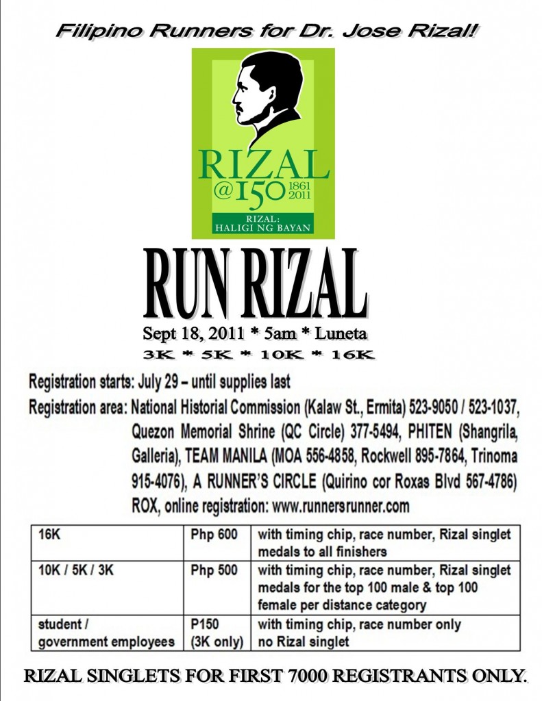 rizal run 2011 race results and photos