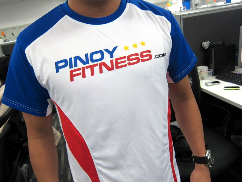 pinoy fitness shirt front design