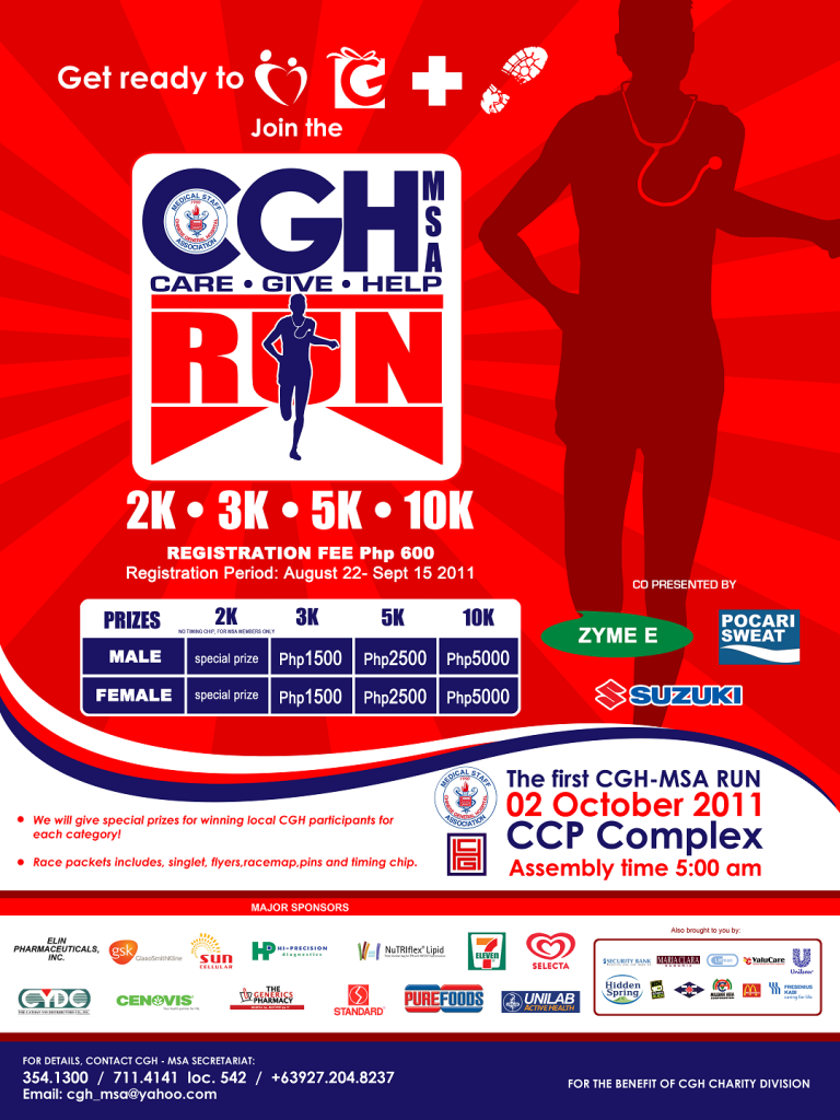 CGH MSA RUN 2011 eventposter