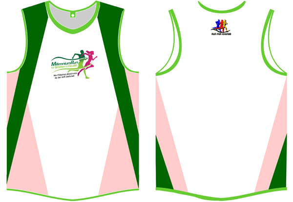 Millennium Run for Women's Health - Singlet 2011