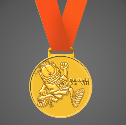 garfield-run-medallion-medal-2011