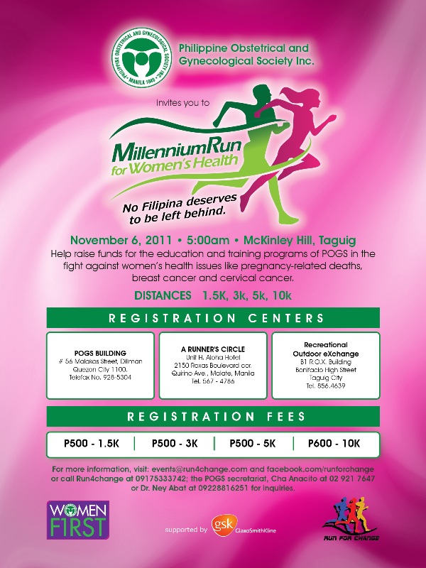 millenium-run-for-womens-health-2011-poster