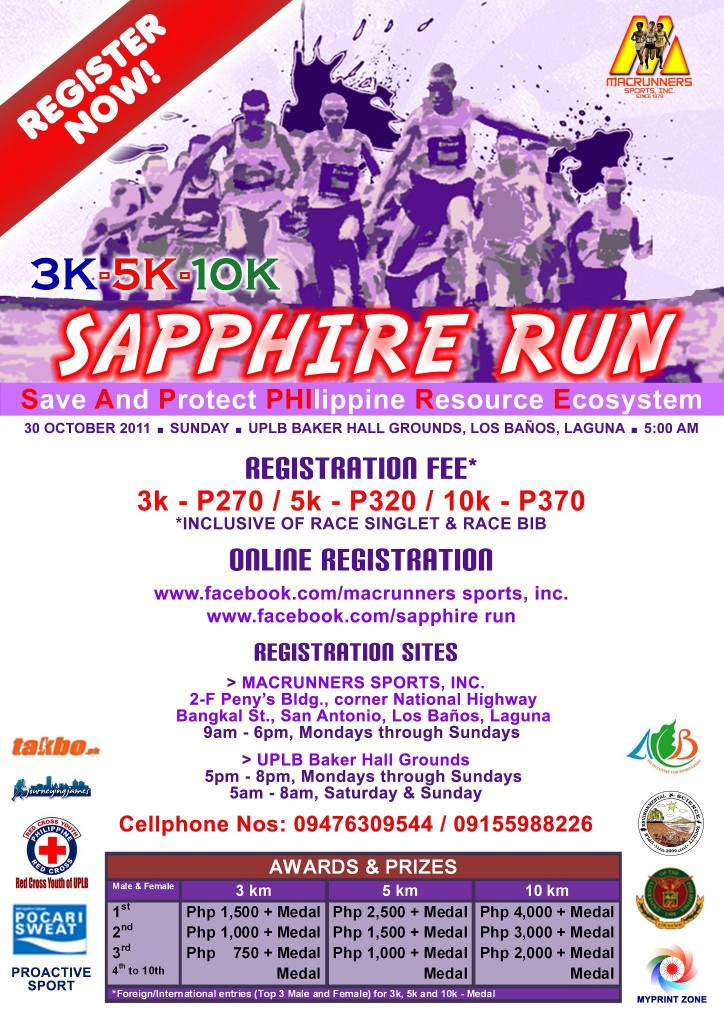 sapphire run results and photos