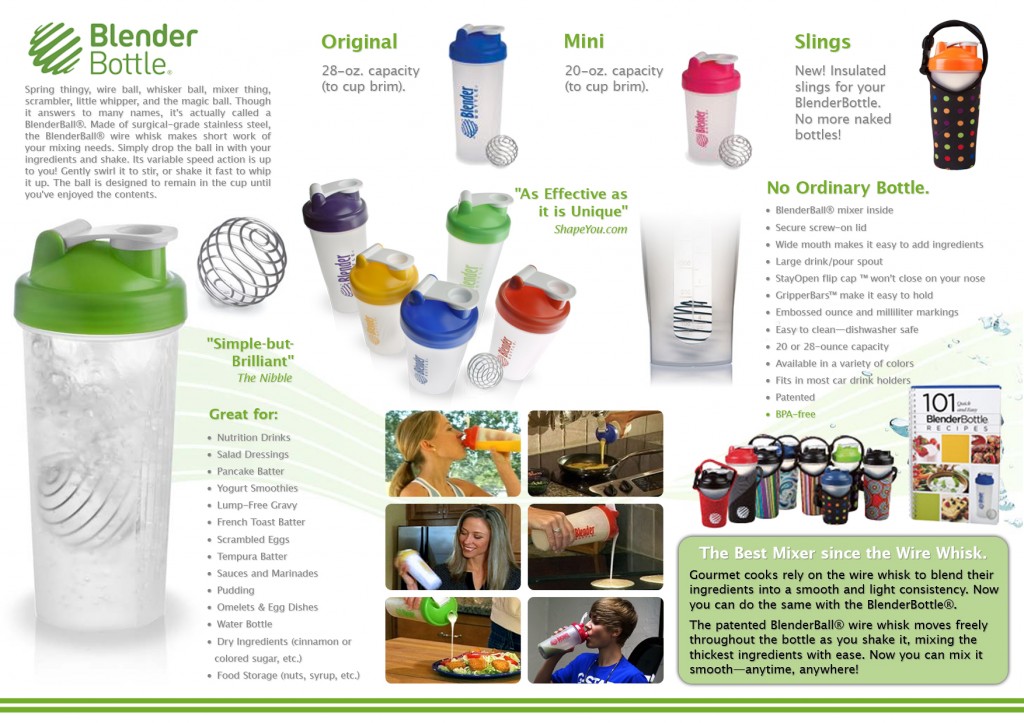 Blender Bottle Catalogue