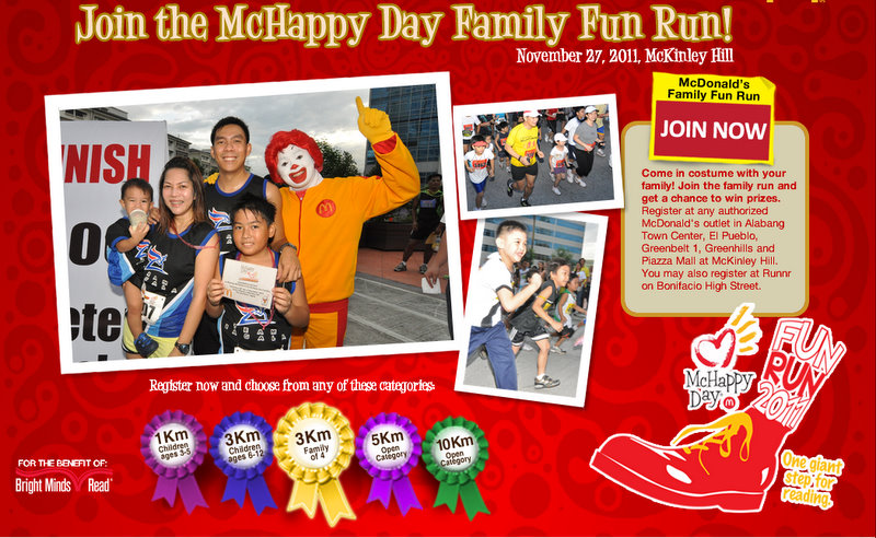 mcdo mchappy day run 2011 results and photos