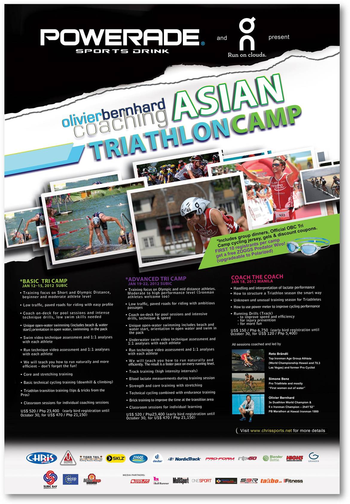Olivier Bernhard Coaching Asian Triathlon Camp 2012 Pinoy Fitness