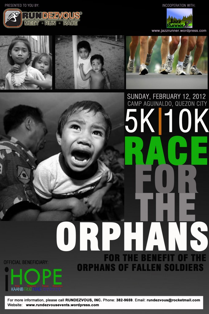 Race For The Orphans Poster 2012 Race For The Orphans Poster 2012