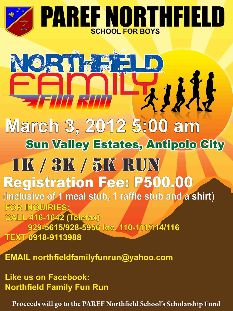 paref-northfield-family-fun-run-2012-poster