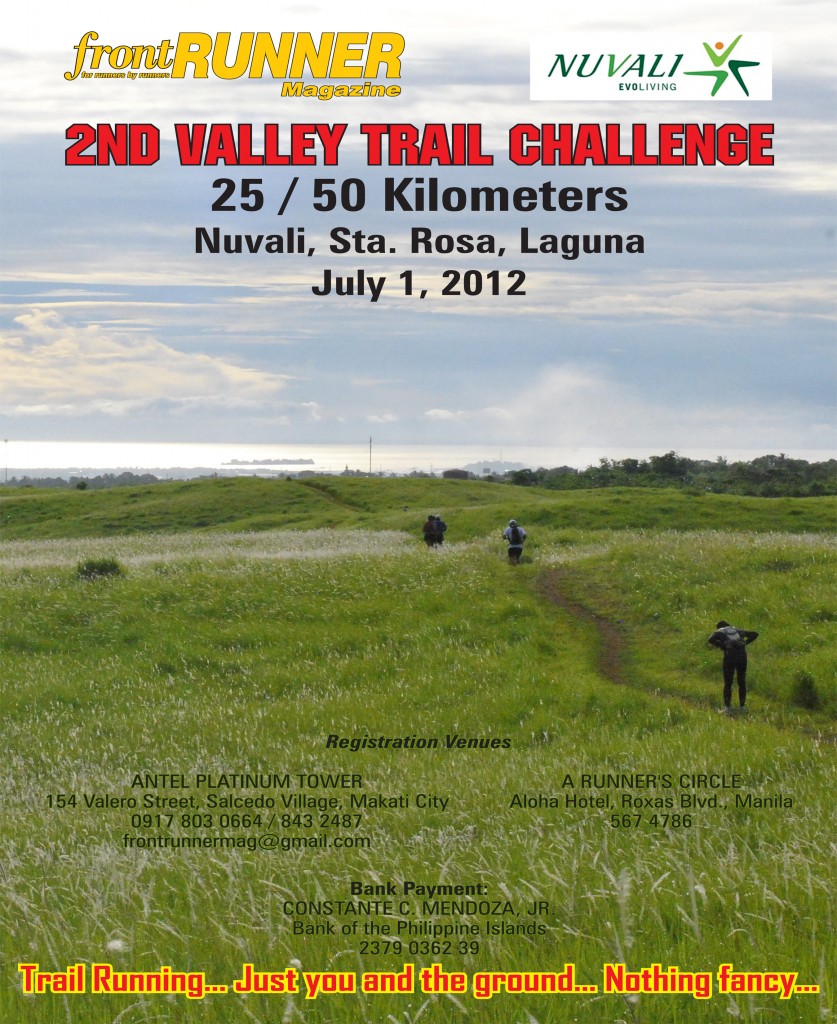 front RUNNER 2nd Valley Trail Challenge front RUNNER 2nd Valley Trail Challenge