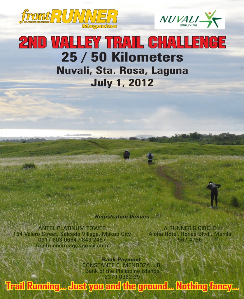 front RUNNER 2nd Valley Trail Challenge