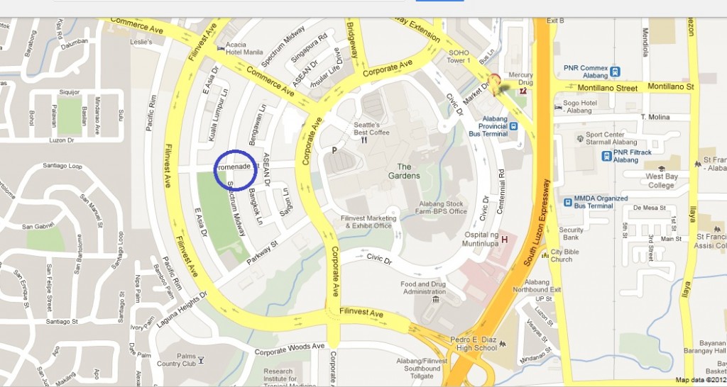 Exact location of BMAP Fun Run