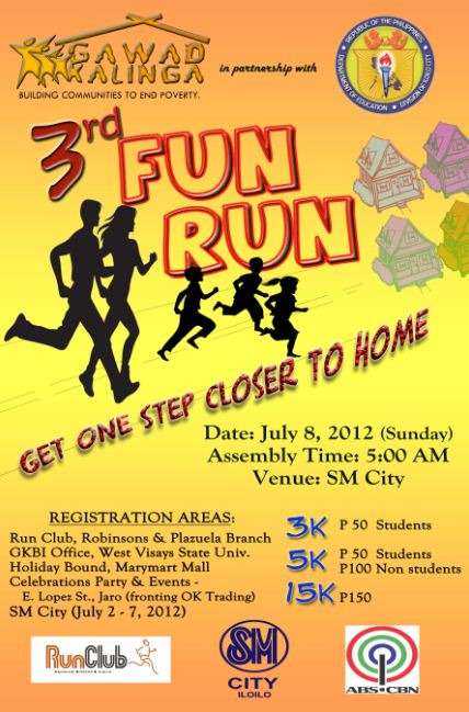 3rd Gawad Kalinga Fun Run 2012 race results and photos