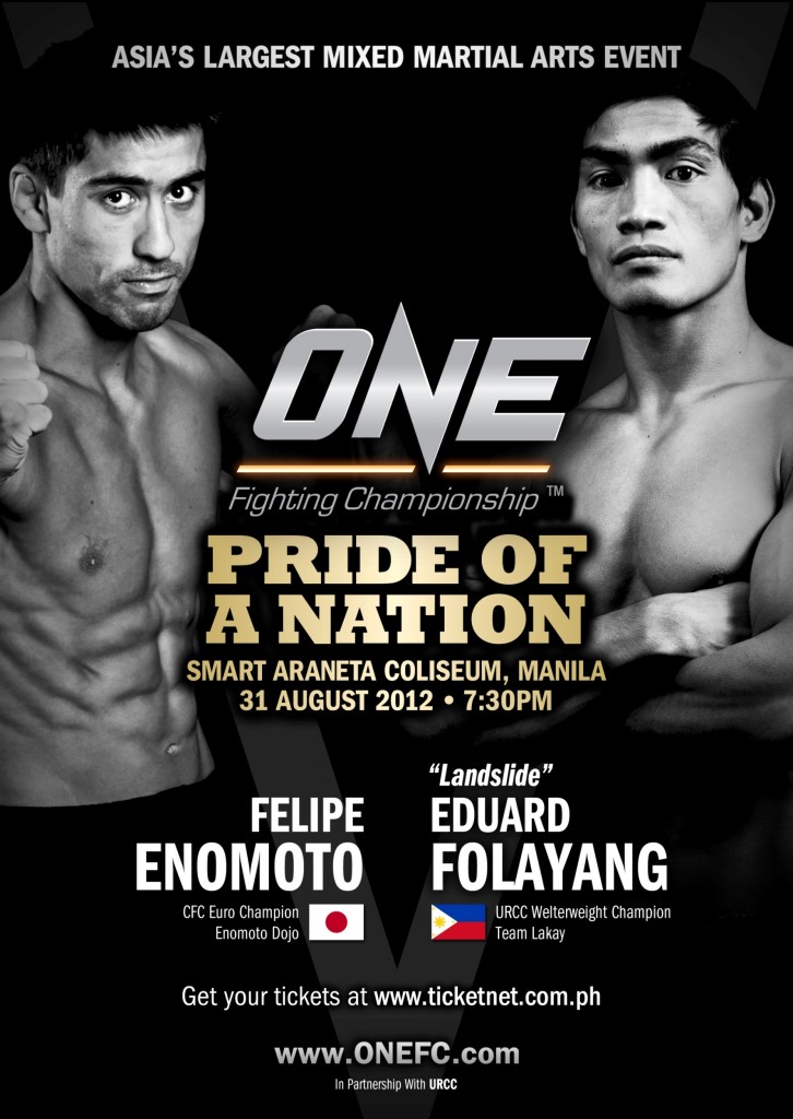 FELIPE VS EDUARD ONE FC Poster 2012