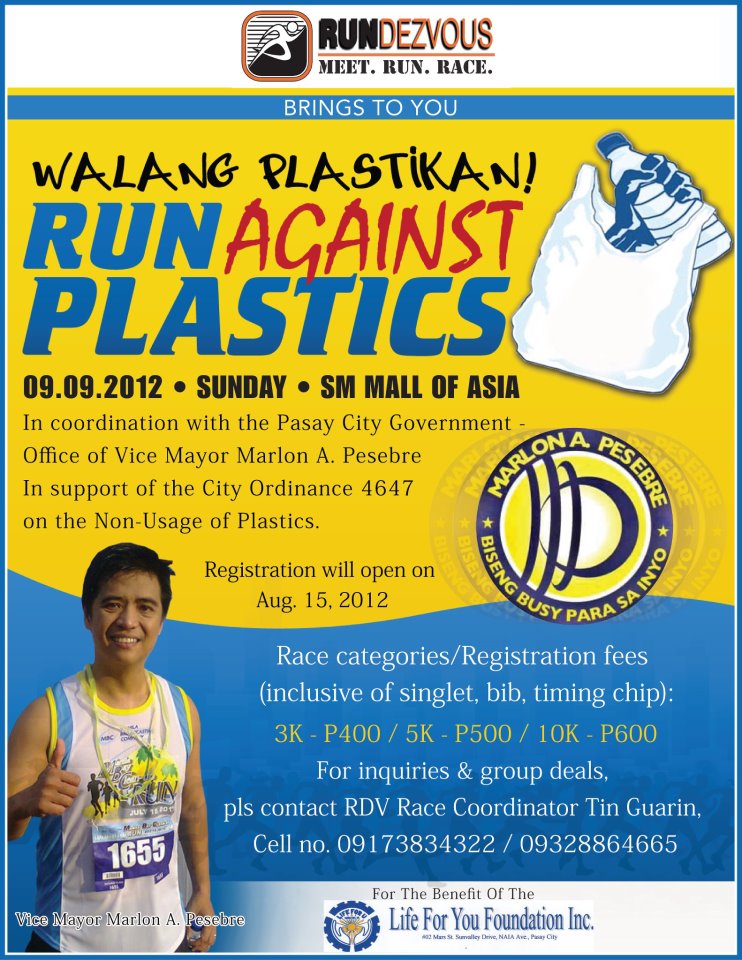 Run Against Plastics 2012 - Results Discussion