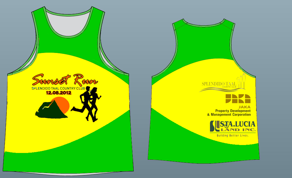 Singlet Splendido Sunset Run 2012