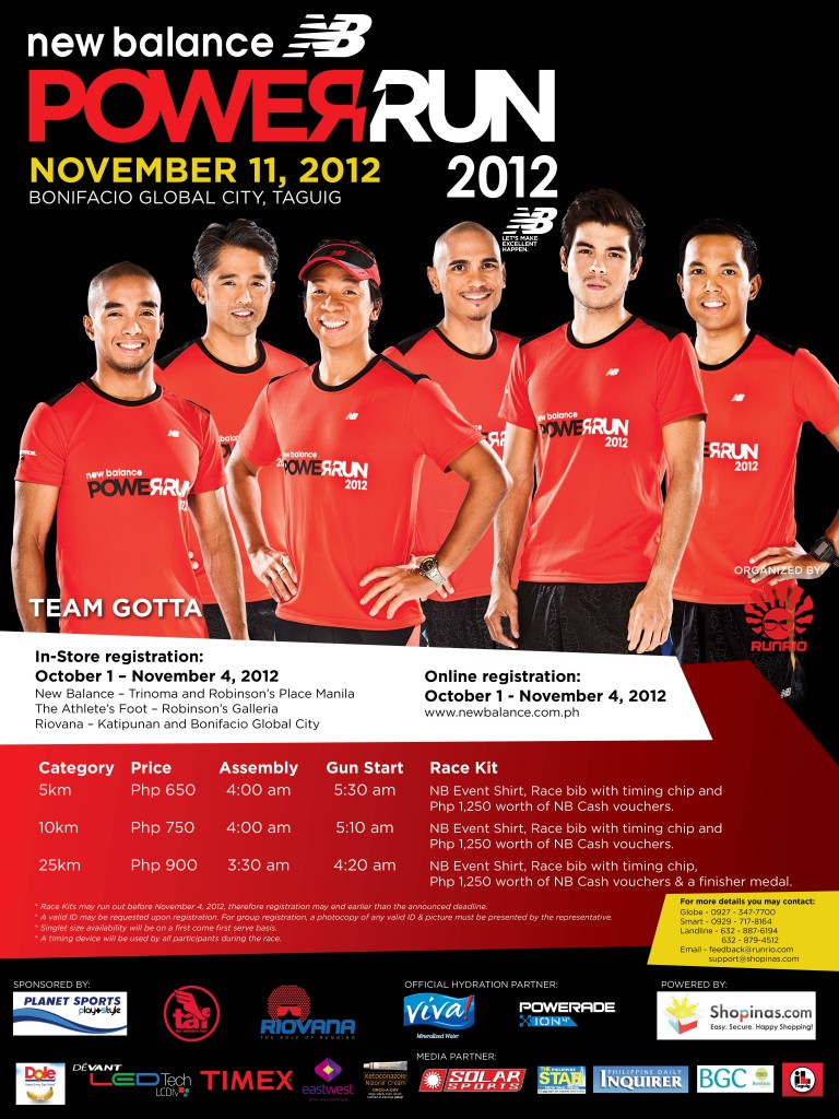 NB Power Run 2012 Poster