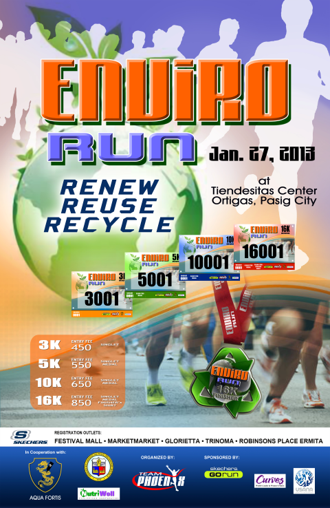 ENVIRO RUN POSTER PASIG 2013