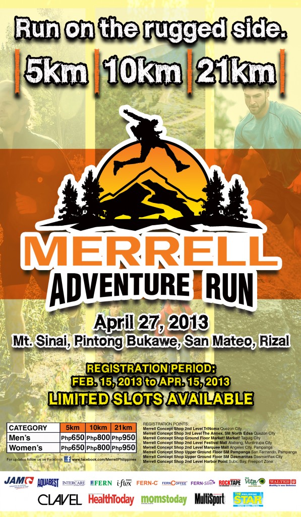 MerrelL Adventure Run 2013 Poster