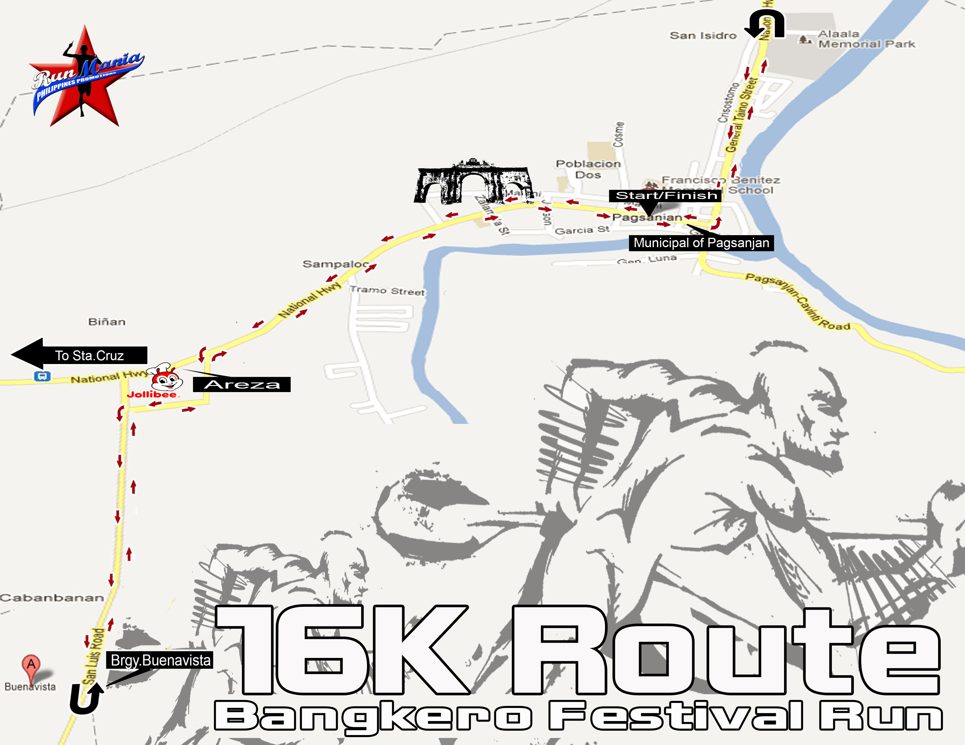 bangkero-festival-run-2013-16k-route-map