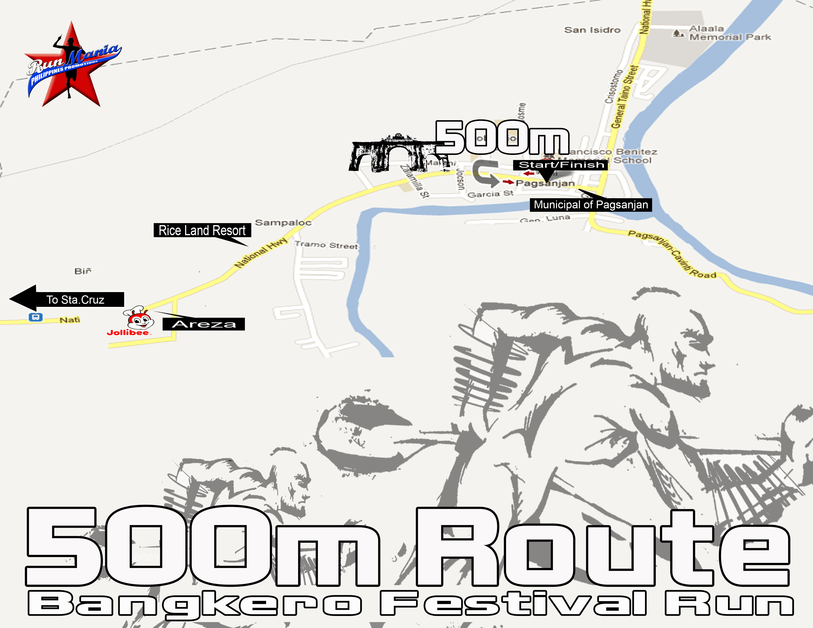 bangkero-festival-run-2013-500m-route-map