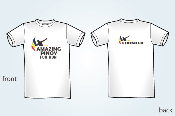 Amazing Pinoy finisher shirt no sponsor