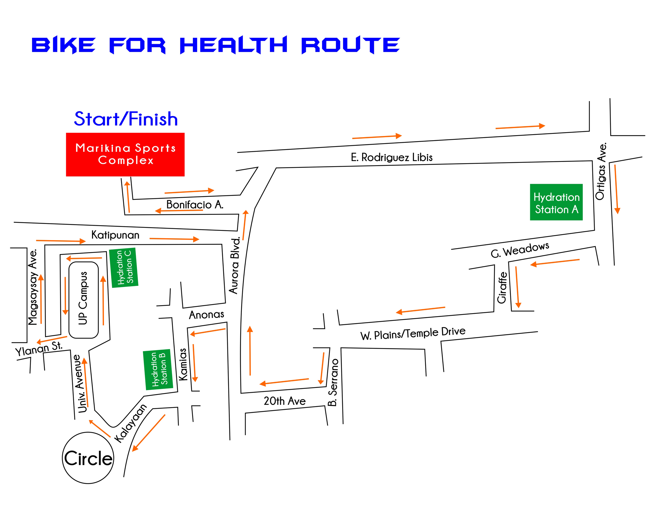 bike-for-health-2013-route-map