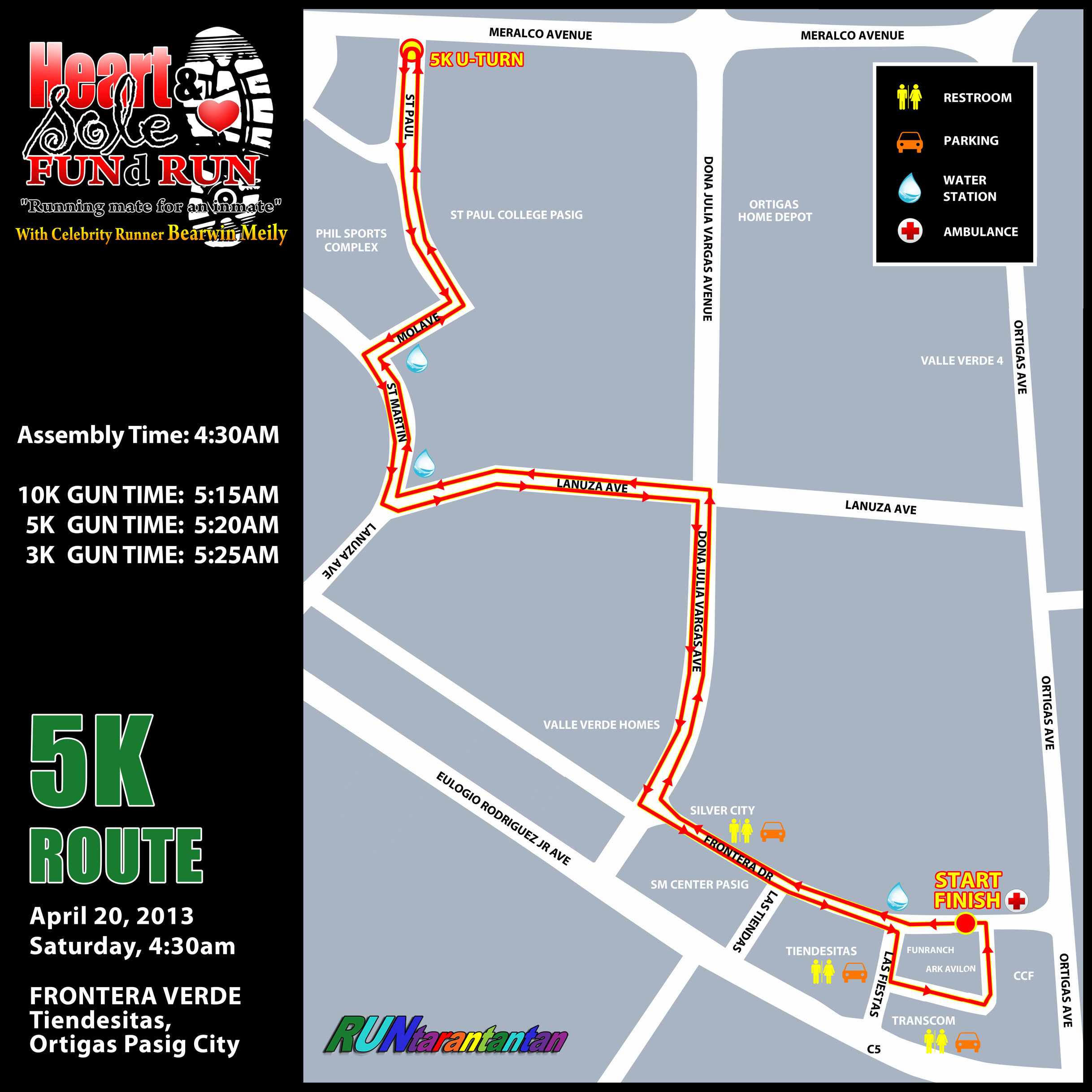 heart-and-sole-fund-run-2013-route-map-5k